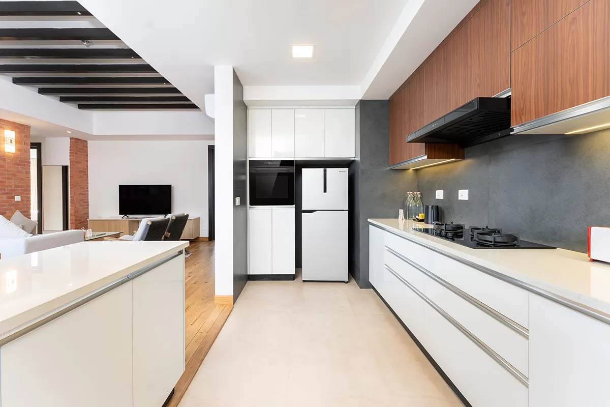3 BHK - Kitchen